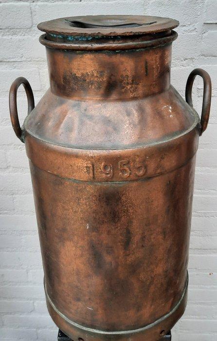 Melkkan - Grote zware melkbus - Koper - Melkbus groot, Antiek en Kunst, Antiek | Overige Antiek