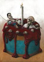 Nikola Hendrickx (Ioa) - Cartoon Europe Diplomatic Magazine, Antiek en Kunst