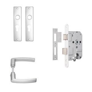 Deurbeslag set | AXA | Edge | 55 mm, Doe-het-zelf en Verbouw, Hang- en Sluitwerk, Nieuw, Verzenden