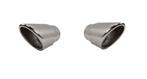 Sport Look Uitlaat sierstuk 100mm rond schuin voor Audi Q7, Auto-onderdelen, Uitlaatsystemen, Ophalen of Verzenden, Nieuw, Audi