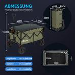 Bolderkar - Opvouwbaar - Bolderwagen  - Groen - Sekey, Verzenden, Zo goed als nieuw