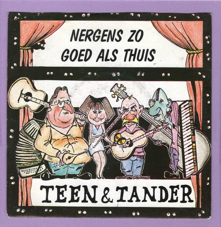 Teen En Tander – Nergens Zo Goed Als Thuis (1-7-Vinyl-Singl, Cd's en Dvd's, Vinyl Singles, Ophalen of Verzenden