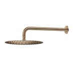 Hoofddouche Qisani Flow met wanddouchearm Ø 25 cm Geborsteld, Ophalen of Verzenden, Nieuw, Kraan