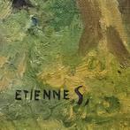 French Shcool (XX) - Between branches and waves, Antiek en Kunst, Kunst | Schilderijen | Klassiek