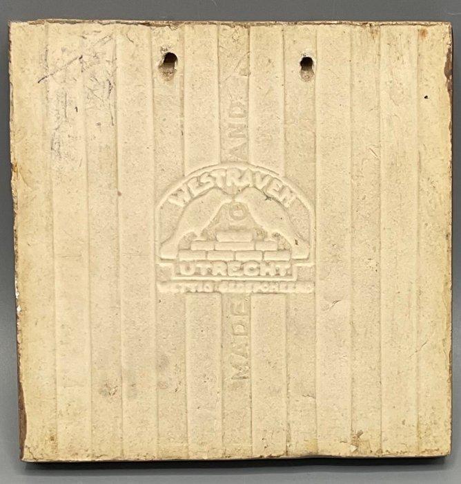 Tegel - Uil - Westraven - 1930-1960, Antiek en Kunst, Antiek | Glas en Kristal
