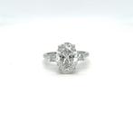 Ring - 14 karaat Witgoud - 4.23ct. tw. Diamant (Lab-grown) -, Sieraden, Tassen en Uiterlijk, Ringen, Nieuw