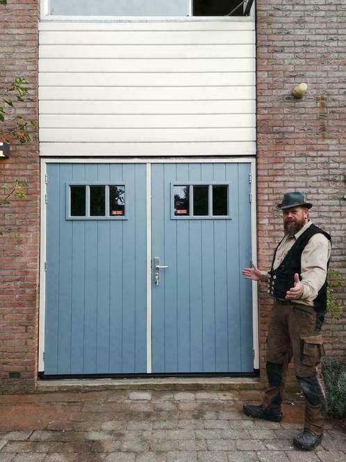 HOUTEN GARAGEDEUREN, *Nieuw* via webwinkel snel leverbaar, Doe-het-zelf en Verbouw, Deuren en Horren, Nieuw, Hout, Garagedeur