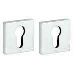 Set van twee PC-Plaatjes Bauhaus verdekt glans chroom, Ophalen of Verzenden, Nieuw