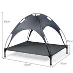 2dekans | Coast Hondenbed - Huisdierbed en Tent - 105 x 87 x, Ophalen of Verzenden