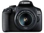 Canon EOS 2000D - DSLR Camera - 24,1Mpx - 18-55mm f/3.5-5.6, Verzenden, Zo goed als nieuw, Canon