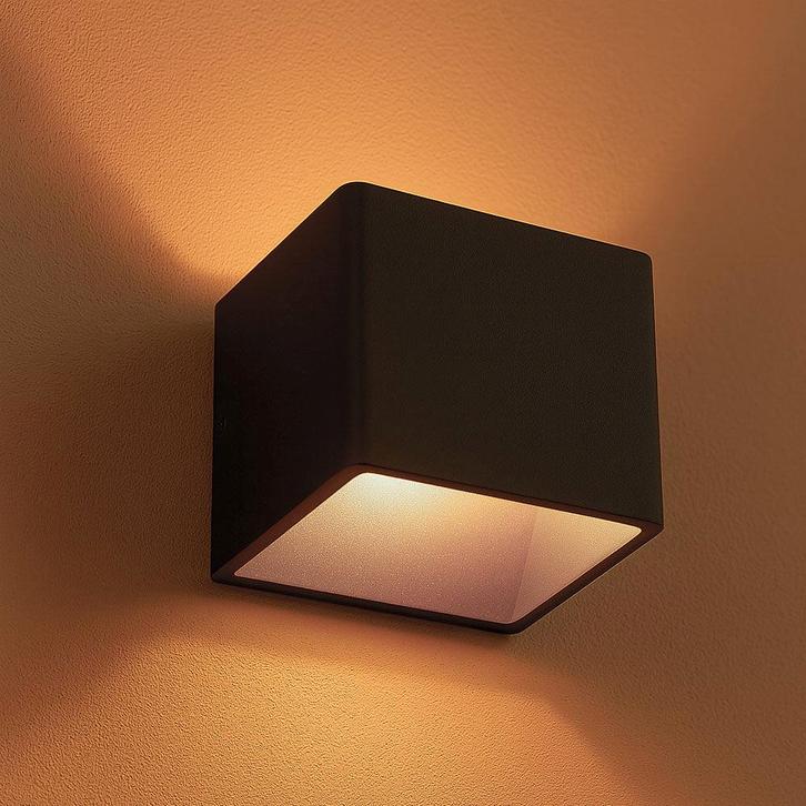 High Light | LED Cube Wandlamp | DIMBAAR | 2700K | 6W, Huis en Inrichting, Lampen | Wandlampen, Nieuw, Metaal, Ophalen of Verzenden