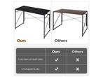 nklapbaar Bureau Klaptafel met 6 Haken en Metalen Frame, Verzenden, Nieuw