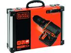 BLACK+DECKER BDCDC18BAFC-QW - Accu schroef-/boormachine - 2x, Doe-het-zelf en Verbouw, Gereedschap | Boormachines, Verzenden, Zo goed als nieuw