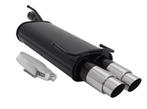 Novus sportuitlaat Opel Astra F Kadett E 2x76mm GP, Auto-onderdelen, Verzenden, Nieuw