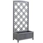 Verhoogde Plantenbak Bloemenstandaard Trellis Trellis Rozenb