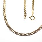Gouden Prince of Wales collier | 45,5 cm (schakelketting), Ophalen of Verzenden, Gebruikt, Overige kleuren, Goud