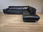 Belform Ibiza Hoekbank - Zwart - Leder - Design - ZGAN, 250 tot 300 cm, Ophalen of Verzenden, Zo goed als nieuw, Belform ibiza hoekbank, rolf benz, jori, montel, montis, leolux
