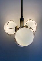 Massive - Plafondlamp - Glas, Metaal, Antiek en Kunst, Antiek | Lampen