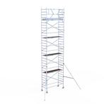 Rolsteiger Original 90x250 10,2m werkhoogte tegen de gevel, Doe-het-zelf en Verbouw, Steigers, Verzenden, Nieuw, Rolsteiger of Kamersteiger