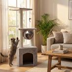 Krabpaal 95cm | Lichtgrijs Pluche | Nieuw | Scherpe Prijs, Dieren en Toebehoren, Ophalen of Verzenden, Nieuw