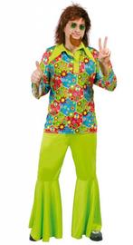 Hippie Kostuum Groen, Kleding | Heren, Carnavalskleding en Feestkleding, Nieuw, Verzenden