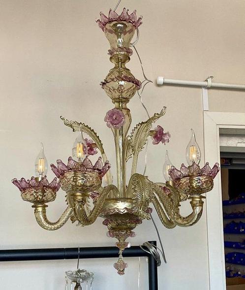Kroonluchter - Muranoglas, Antiek en Kunst, Antiek | Lampen