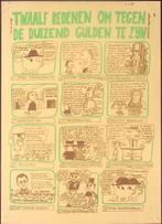 Poster met strip tegen de F1000 (lijst optie, Posters), Verzenden, Nieuw, Overige onderwerpen, Met lijst