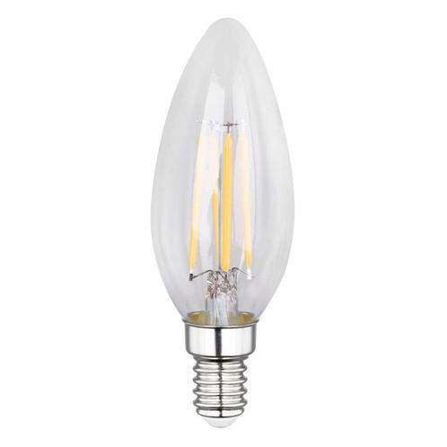 LED Filament kaarslamp 4W E14 C35 Dimbaar 220V - 2800K, Huis en Inrichting, Lampen | Losse lampen, E14 (klein), Nieuw, Led-lamp