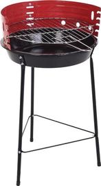 Houtskoolbarbecue Ø33 cm | Verstelbare Grill BBQ | Halfopen, Tuin en Terras, Nieuw, Verzenden