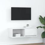 vidaXL TV-meubel 80x31x25,5 cm bewerkt hout wit, Huis en Inrichting, Kasten | Televisiemeubels, Verzenden, Nieuw, Overige houtsoorten