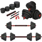 Halterset - verstelbare dumbbells - 2-in-1 - 40 kg, Ophalen of Verzenden, Nieuw