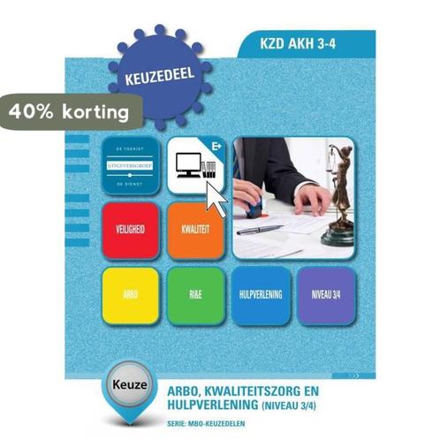 KZD AKH 3-4 Arbo, kwaliteitszorg en hulpverlening (niveau, Boeken, Schoolboeken, Gelezen, Verzenden