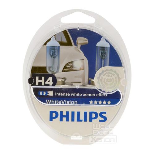 H4 met W5W Philips WhiteVision set, Auto-onderdelen, Verlichting, Nieuw, Ophalen of Verzenden