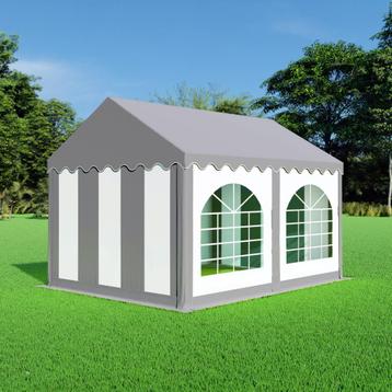 Partytent 3x4  PVC - Premium | Grijs dak | Grijswitte beschikbaar voor biedingen