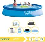 Intex Easy Set Zwembad  Opblaaszwembad  396x84 cm, Verzenden, 80 tot 120 cm, Opzetzwembad, 200 tot 400 cm