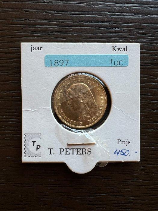 Nederland. Wilhelmina. 10 Gulden 1897, Postzegels en Munten, Munten | Nederland