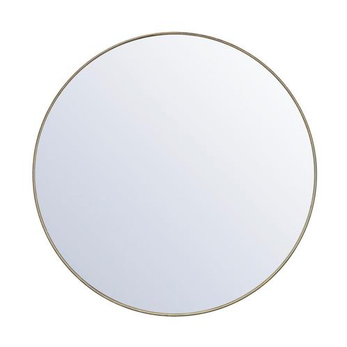 *WOONWINKEL* By-Boo Immense Ronde Spiegel 120 Cm Goud, Huis en Inrichting, Woonaccessoires | Spiegels, Nieuw, Verzenden