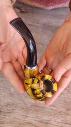 Rookstok - Baltisch barnsteenkunstwerk - Barnsteen - 15 cm -