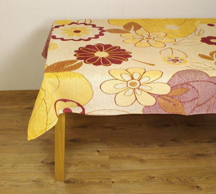 Tafelkleed Flower Power 130 x 190 cm - NIEUW retro vintage, Huis en Inrichting, Tafelkleden, Binnen, Rechthoek, Nieuw, Ophalen of Verzenden