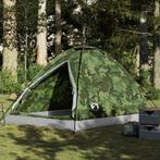 vidaXL Koepeltent 4-persoons waterdicht camouflage, Verzenden, Nieuw, Tot en met 2