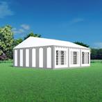 Partytent 6x6 PVC - Classic | Grijs / wit, Tuin en Terras, Partytent, 6 meter of meer, Nieuw, 5 tot 8 meter