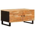 vidaXL Salontafel Bruin 80 x 50 x 40 cm Massief Mango Hout, Verzenden, Nieuw, 50 tot 100 cm, Minder dan 50 cm