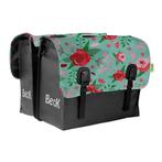 Beck Dubbele Fietstas Classic Flowers, Verzenden, Nieuw