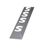 Tegelprofiel Faktum Recht Aluminium Zilver Mat 8 mm - 250 cm, Ophalen of Verzenden, Nieuw