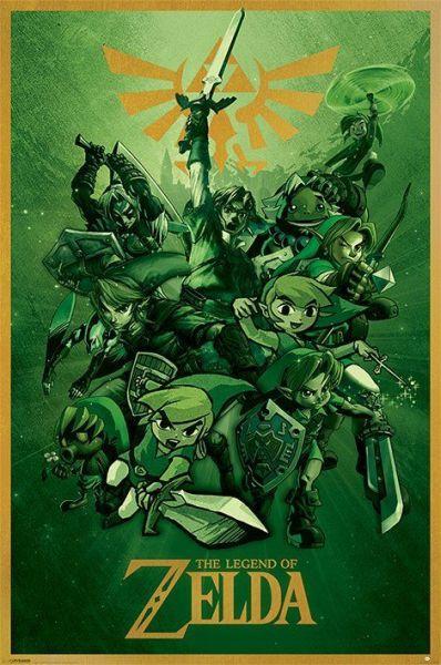Hole in the Wall The Legend of Zelda Maxi Poster-Link, Verzamelen, Posters, Nieuw, Ophalen of Verzenden