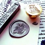 Uil Lakstempel - Uilen Wax Stempel, Hobby en Vrije tijd, Stempelen, Verzenden, Nieuw, Overige typen