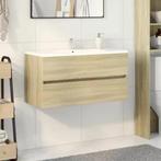 Sonoma Eiken Wastafelkast – Houten Badkamerkast met Opbergru, Verzenden, Nieuw