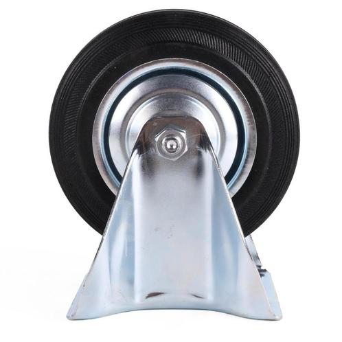 Benson Bokwiel - 160 mm - Slijtvast rubber - 130 kg draag..., Doe-het-zelf en Verbouw, Zwenkwielen, Nieuw, Ophalen of Verzenden