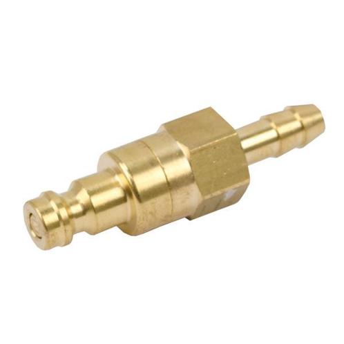 Insteeknippel met gasklep Argon/menggas male x 6mm slangp..., Doe-het-zelf en Verbouw, Gereedschap | Lasapparaten, Overige typen