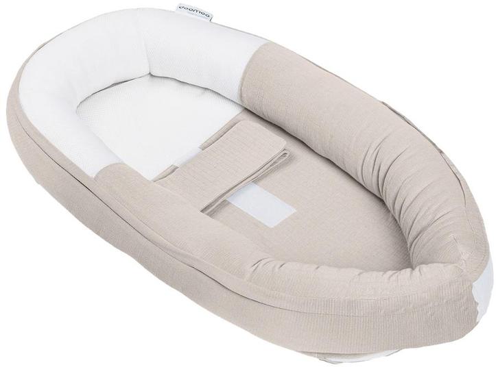 Doomoo Cocoon Tetra Jersey Sand Babynest, Kinderen en Baby's, Kinderkamer | Beddengoed, Nieuw, Verzenden